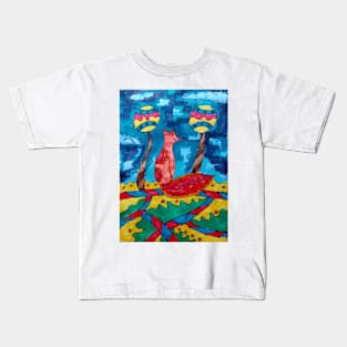 a fox in a magical world Kids T-Shirt